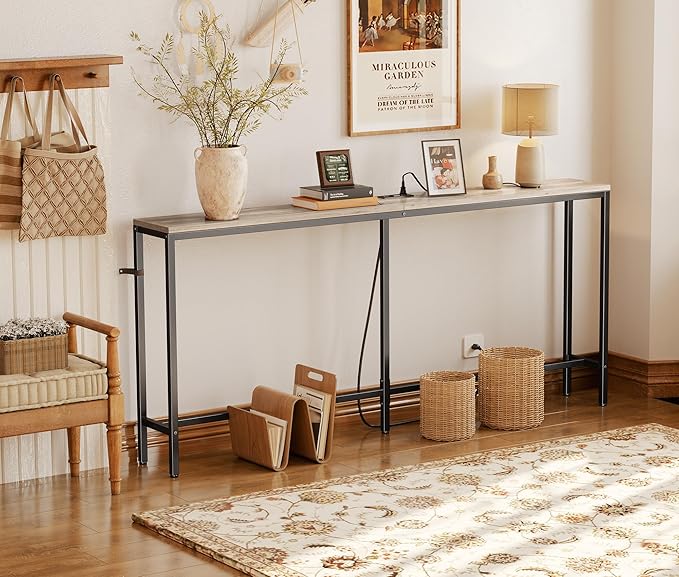 SUPERJARE 70 Inch Console Table - Image 8