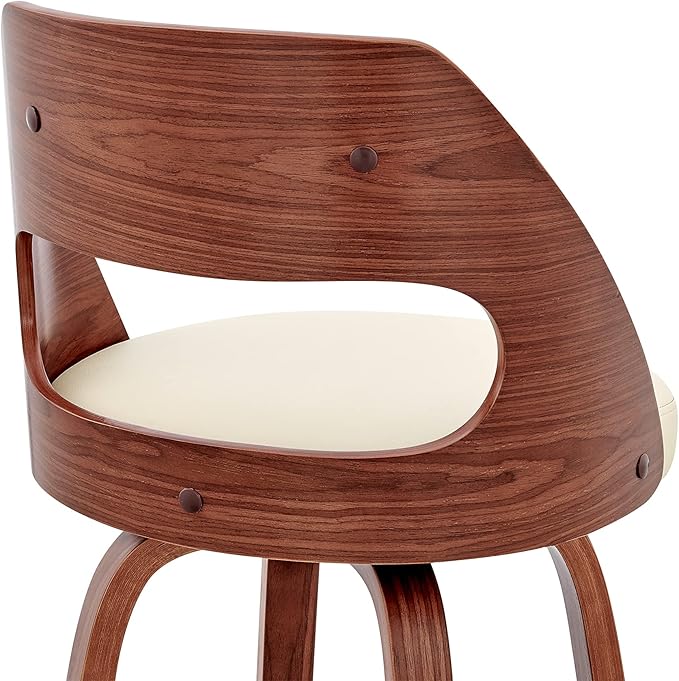 Armen Living Julius Mid Century Modern Swivel Bar Stool - Image 9