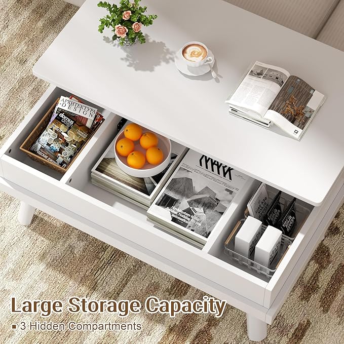 Shintenchi Coffee Table, Lift Top Coffee Table - Image 6