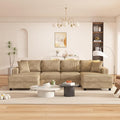 Oversized Symmetrical U Shaped Modular Sectional Sofa by Unknown
