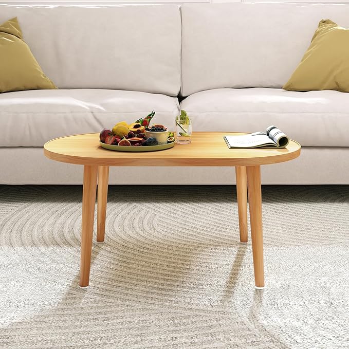 Oval Coffee Table Low Table - Image 2