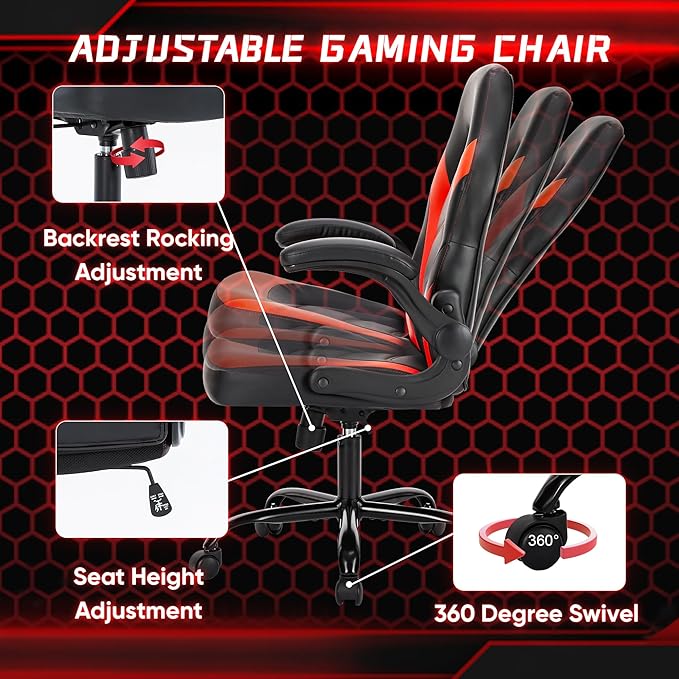 OLIXIS Computer Gaming Desk Chair - Image 5
