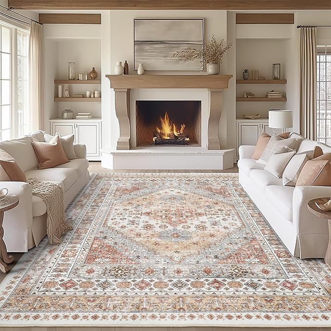 zesthome 7x9 Area Rug, Super Soft Washable Rugs by Zesthome