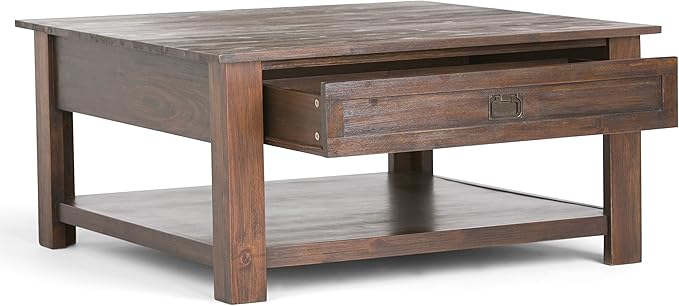 SIMPLIHOME Monroe Square Coffee Table - Image 4