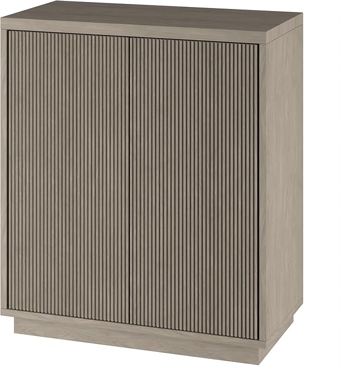 Henn&Hart 28" Wide Rectangular Accent Cabinet in Gray, - Image 8