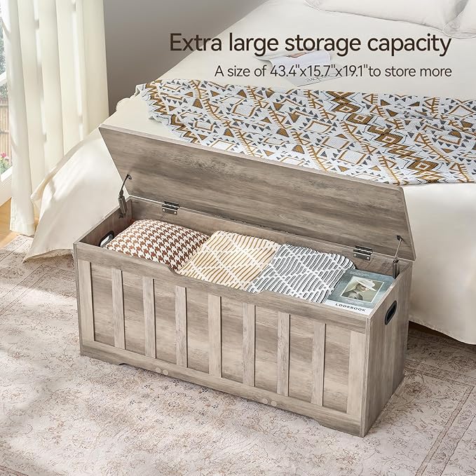 43.3" Storage Chest Extra Large, Storage Trunk - Image 5