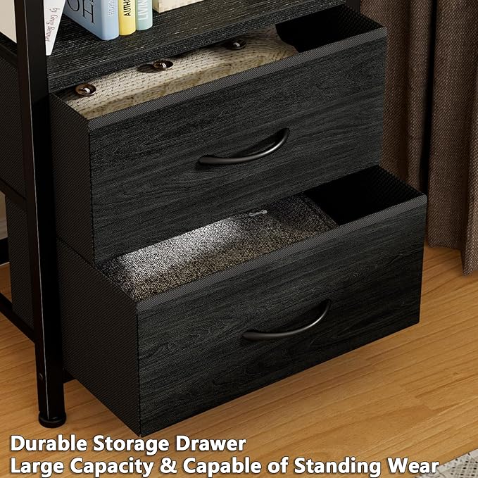 Furnulem 4-Tier Corner Shelf, Bookshelf - Image 5