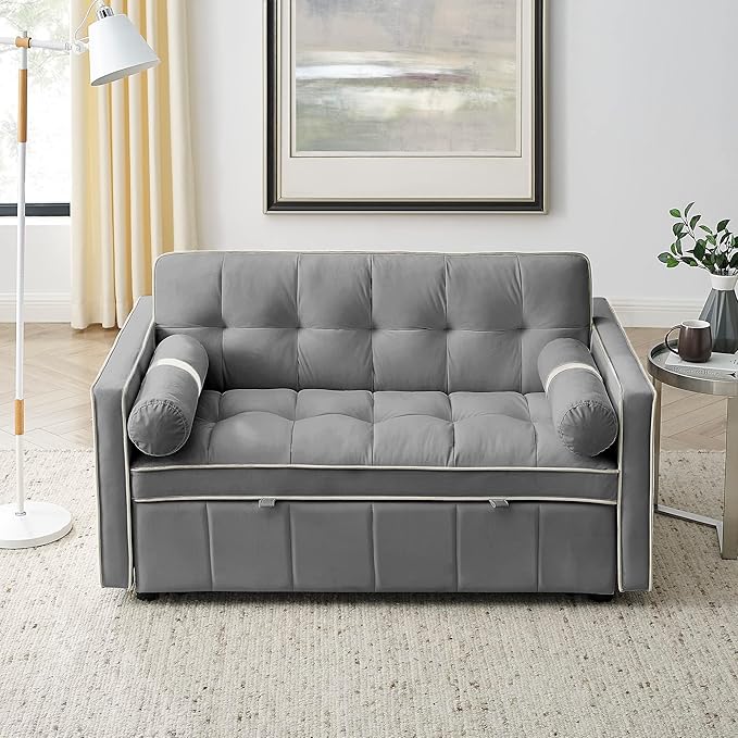 ERYE 3 in 1 Tufted Sleeper Sofa Bed - Image 6