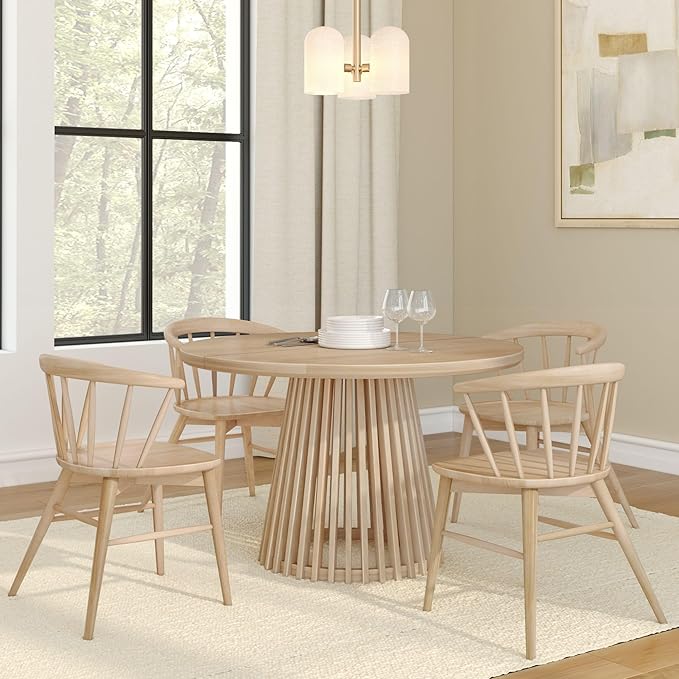 Plank+Beam Lido Round Dining Table, Minimalist Kitchen Table - Image 6