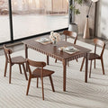 59 Inch Solid Wood Dining Table by MORDEER