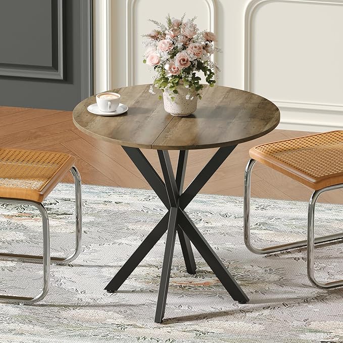 Unovivy 31.5" Small Round Dining Table by Unovivy