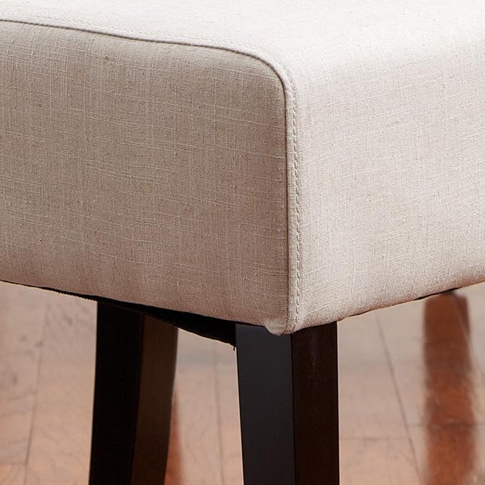 Christopher Knight Home Pertica Linen Dining Chairs, 2-Pcs Set - Image 4