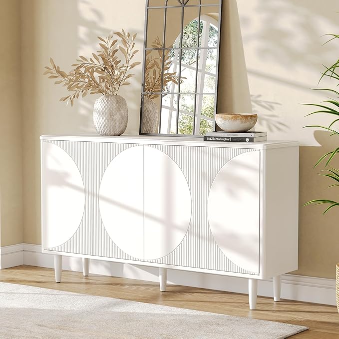 LITTLE TREE 59-Inch Buffet Cabinet Sideboard - Image 2