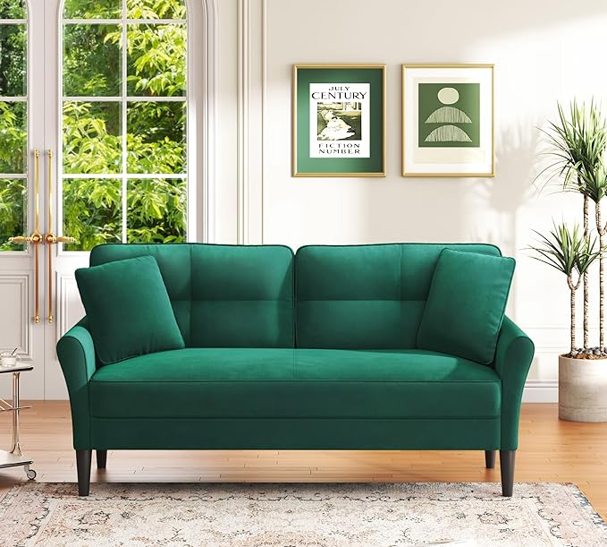 69" Small Sofa, Soft Small Couch - Image 9