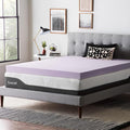 Lucid 4 Inch Lavender Infused Memory Foam Mattress Topper by Lucid
