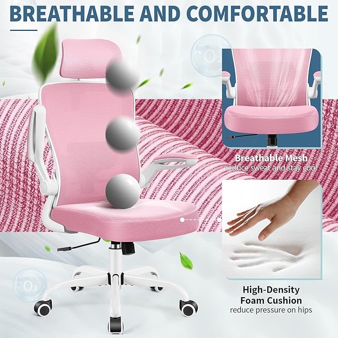 FelixKing Ergonomic Office Chair, Headrest Desk Chair Office Chair - Image 8