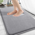 OLANLY Thick Memory Foam Bath Mat Rug 34x21, Extra Soft Absorbent Bathroom Rugs by OLANLY