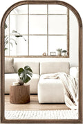 24"x36" Solid Wood Bathroom Mirror Tempered Glass by Acovy