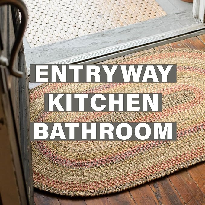 Kingston Jute Braided Rug Runners 22x72 – A Multicolor Braided Runner Rug to - Image 7