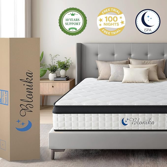 King Size Mattress, 12 Inch King Mattress in a Box, Medium Firm - Image 7