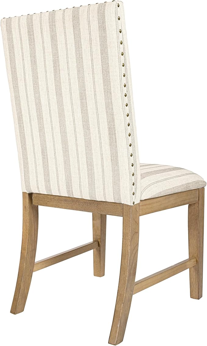 HomePop Upholstered Wood Apron Dining Chair - Image 7