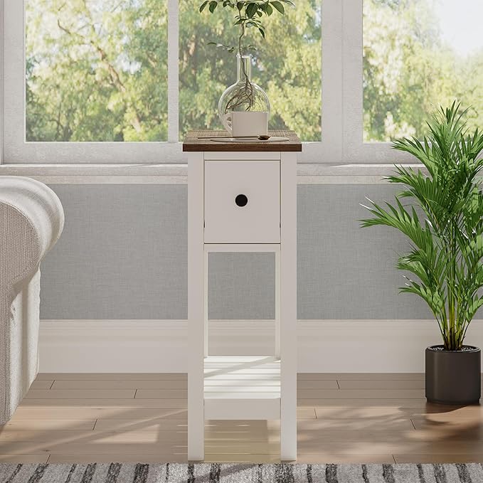 ChooChoo Narrow End Table, Small Side Table - Image 5