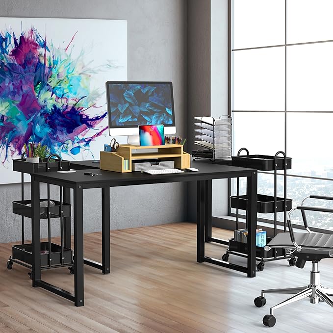 SHW 48-Inch Commercial-Grade Office Computer Desk - Image 2