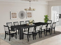 X12X2-006-30 - 13-piece Dining Room Table Set a Rectangular Kitchen Table and by LuxebyEastWestFurniture
