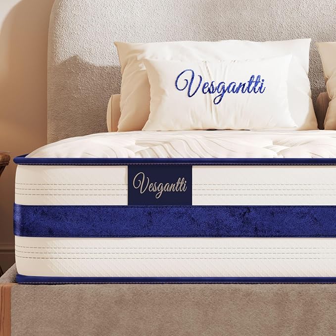 Vesgantti Queen Mattress, 10 Inch Hybrid Innerspring Mattress in a Box - Image 7