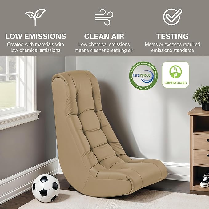 FDP Tufted Floor Rocker for Kids, Teens and Adults; Comfortable, Ergonomic - Image 6