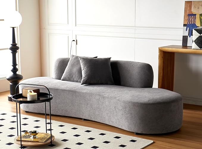 Container Furniture Direct 90" Curved Sofa - Image 3
