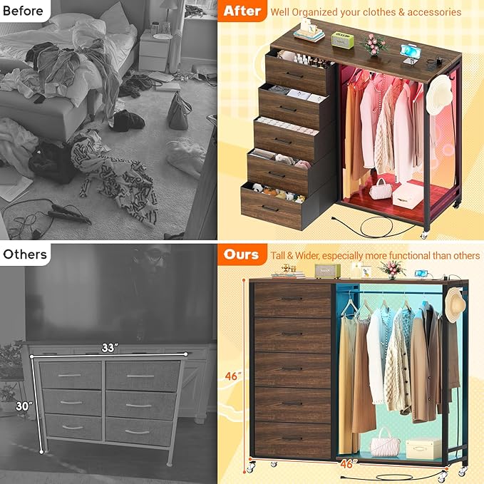 Cyclysio Dresser for Bedroom - Image 4