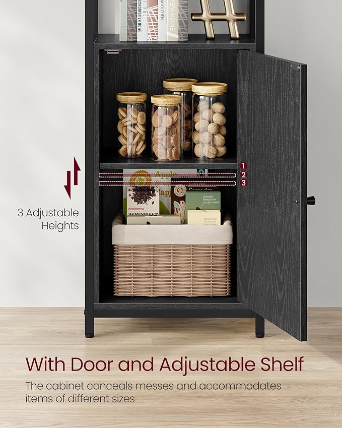 VASAGLE 6-Tier Bookshelf, Tall Bookcase - Image 5