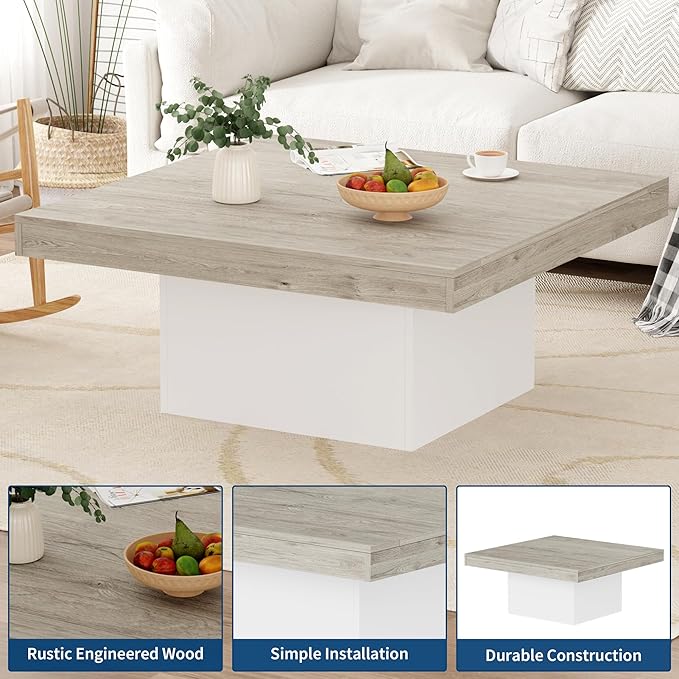 GarveeHome Square Coffee Table - Image 5