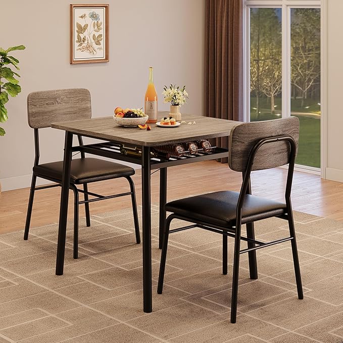 GAOMON 3-Piece Dining Table Set by GAOMON