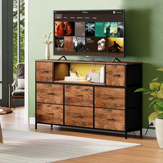 Somdot Dresser TV Stand, TV Stand Dresser - Image 2