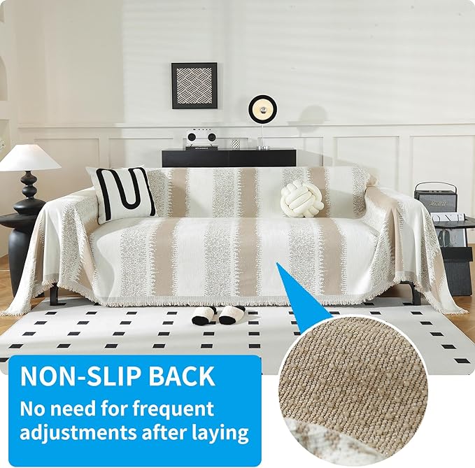 LUFEIJIASHI Boho Couch Covers for Sofa Non Slip Sofa Covers Washable Couch - Image 2