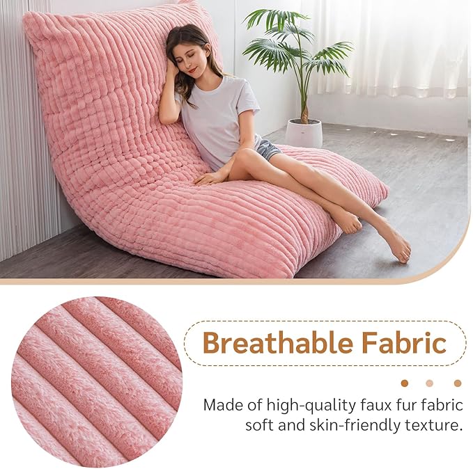 BYBYME 3 in 1 Bean Bag Chairs, Bean Bag Bed - Image 8