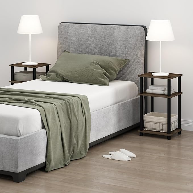 Furinno Just 3-Tier Turn-N-Tube End Table / Side Table / Night Stand / Bedside - Image 9