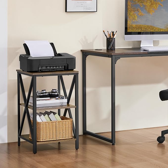 Yaheetech Industrial End Tables, 3-Tier Side Tables - Image 4