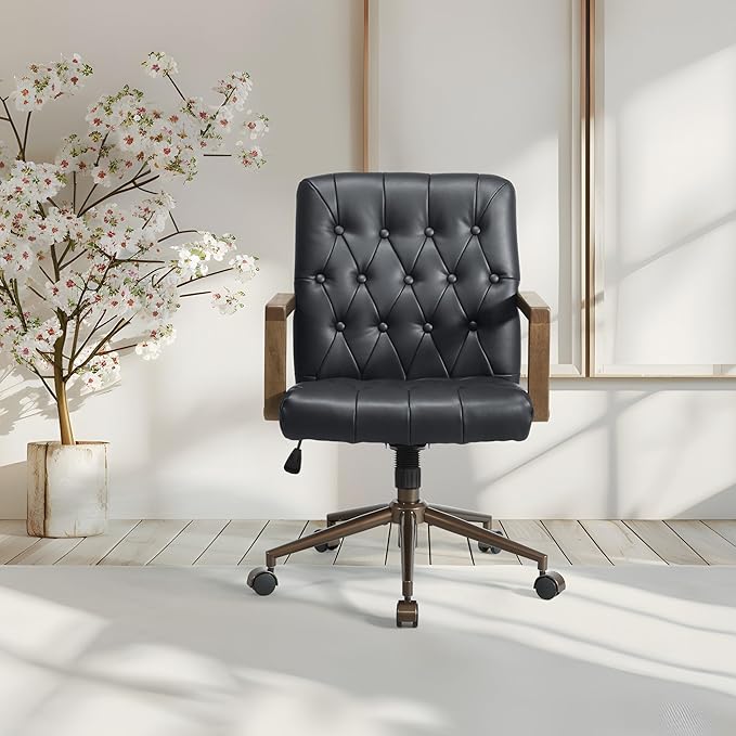 OSP Home Furnishings Waltham Adjustable Height and Tilt, Swivel Home Office - Image 9