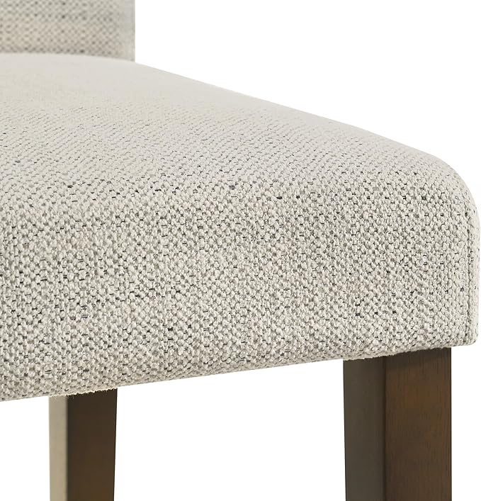 CHITA Counter Height Bar Stools Set of 3, Fabric in Ivory - Image 8