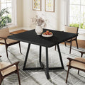 Tribesigns Square Dining Table for 2, 31.5" Industrial Dinner Table by Tribesigns
