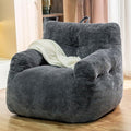 Giant Bean Bag Chair, Faux Fur Large Bean Bag Chair by STMOZE