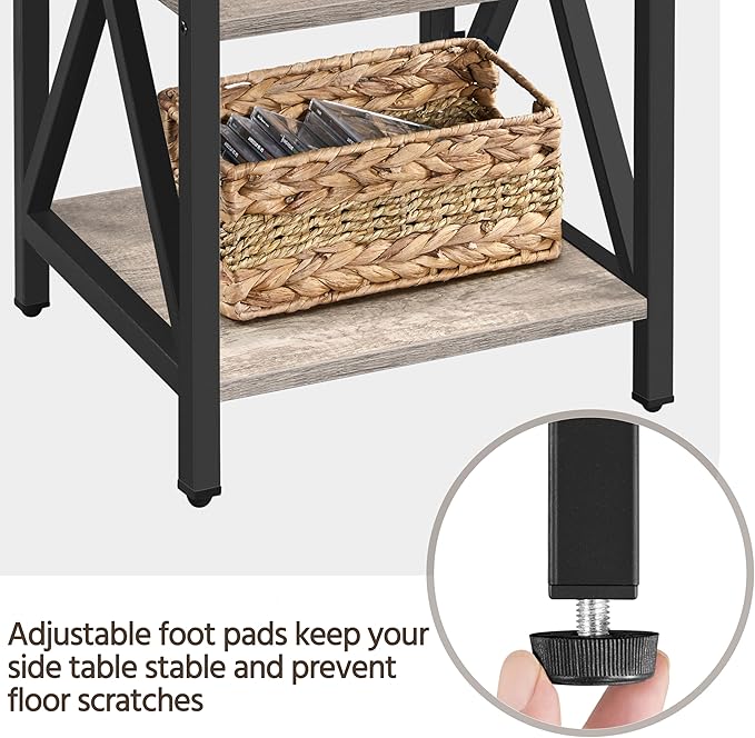Yaheetech End Table Living Room, 3-Tier Side Table - Image 6
