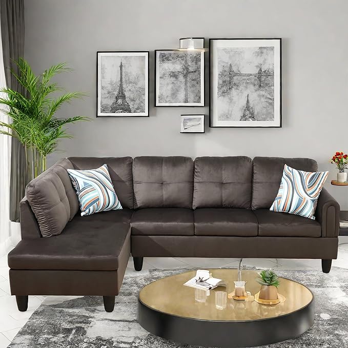 Convertible Sectional Couch, Large L Shaped Couch - Image 3