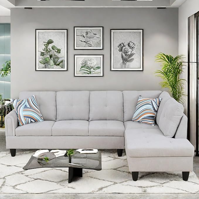 Convertible Sectional Couch, Large L Shaped Couch - Image 3
