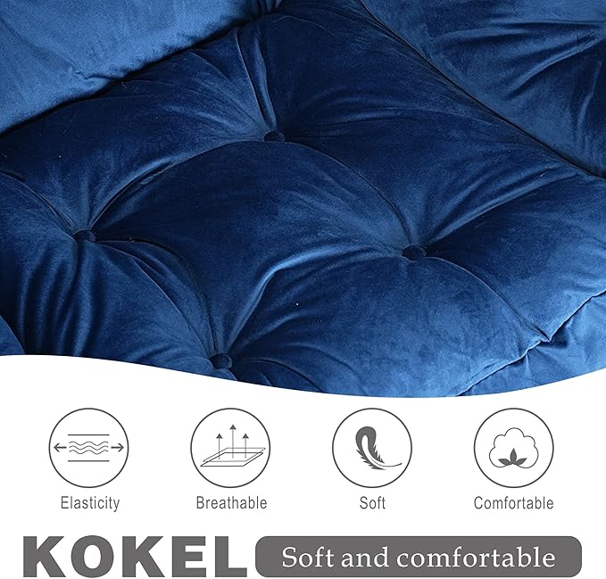 Lazy Chair with Folding Ottoman, Living Room Chairs, Accent Contemporary Lounge - Image 5