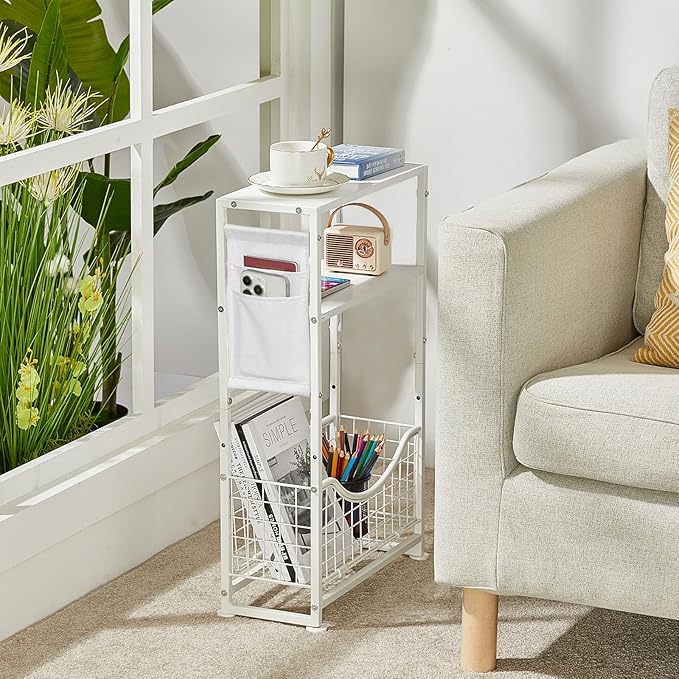 Narrow Side Table, Skinny Small End Tables - Image 3