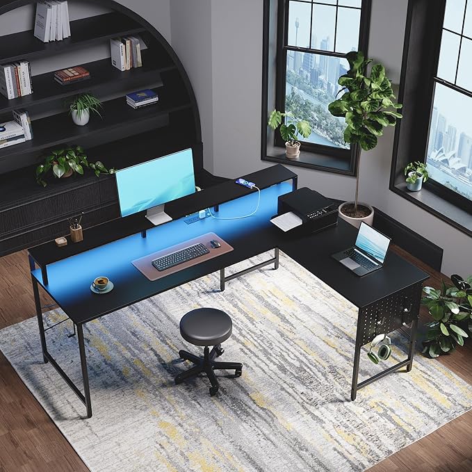 Pamray 64 Inch L Shaped Gaming Desk - Image 2